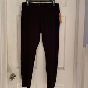 Marissa Olivia Black Leggins Women's XL NWT
